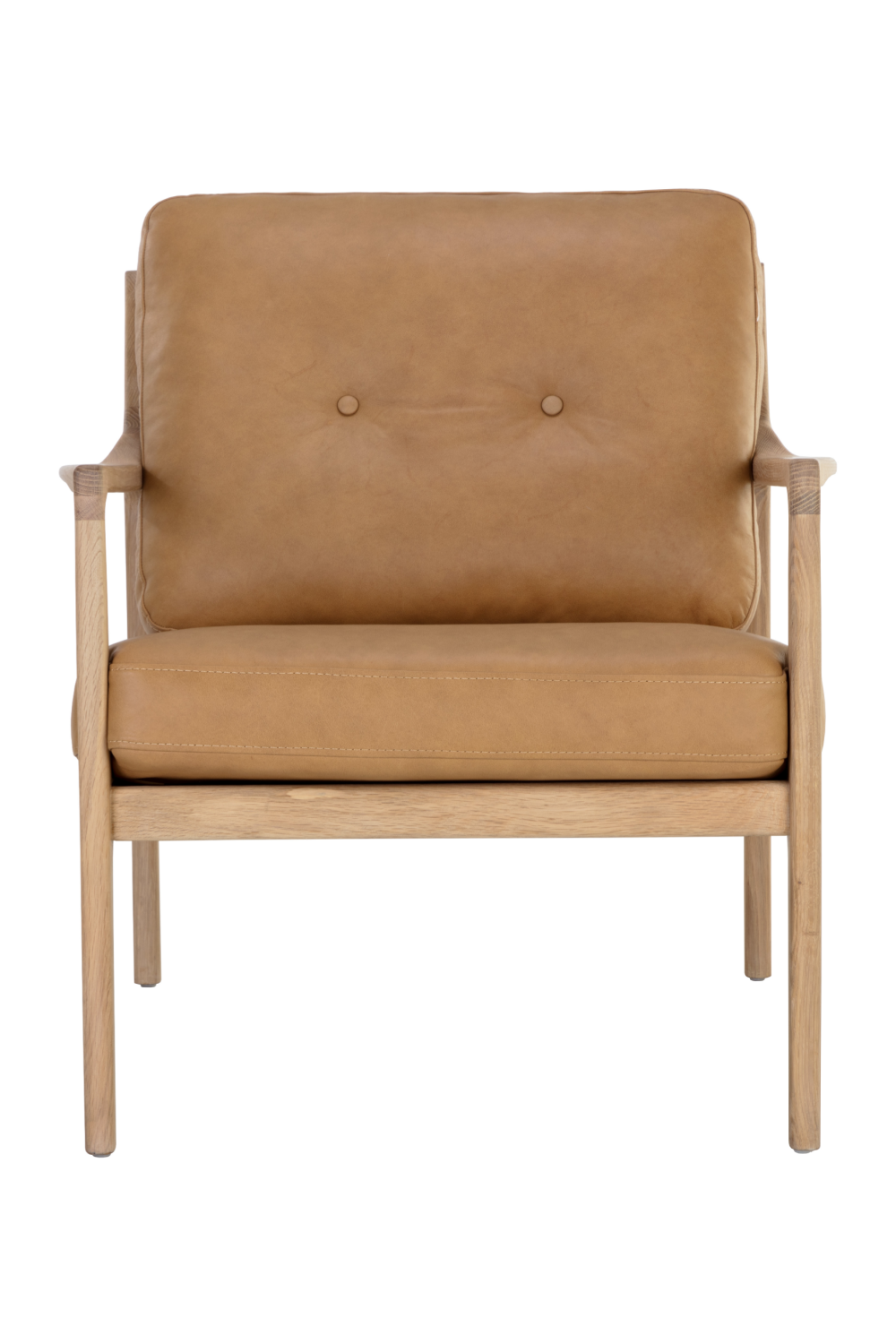   Modern European furniture - Button-Tufted Leather Lounge Chair - www.oroa.com | Oroa.com