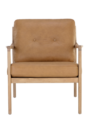   Modern European furniture - Button-Tufted Leather Lounge Chair - www.oroa.com | Oroa.com