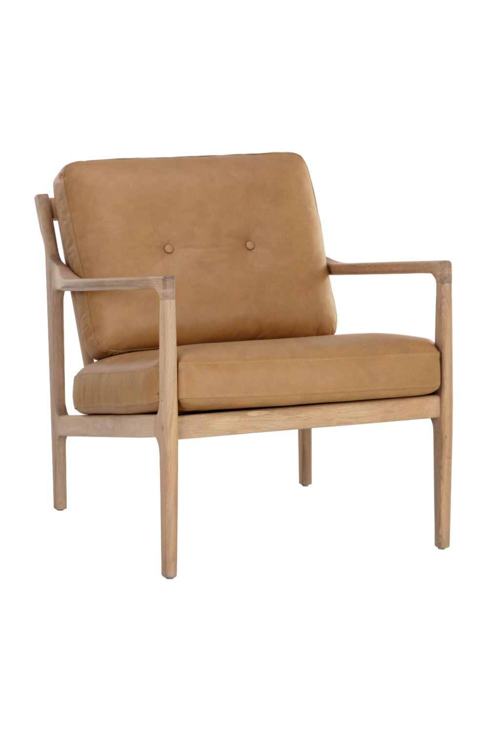   Modern European furniture - Button-Tufted Leather Lounge Chair - www.oroa.com | Oroa.com