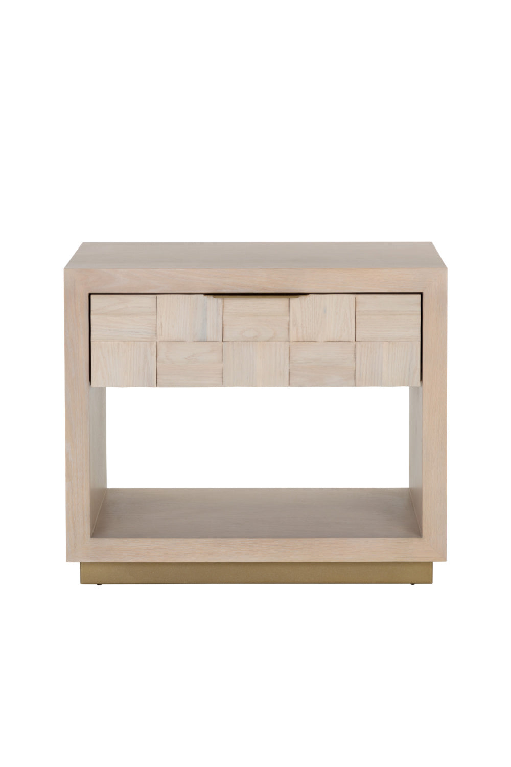   Modern European furniture - Light Oak Wood-Tile Nightstand - www.oroa.com | Oroa.com
