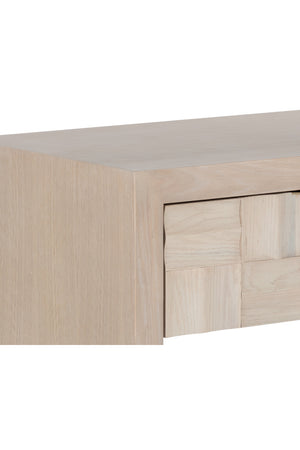   Modern European furniture - Light Oak Wood-Tile Nightstand - www.oroa.com | Oroa.com