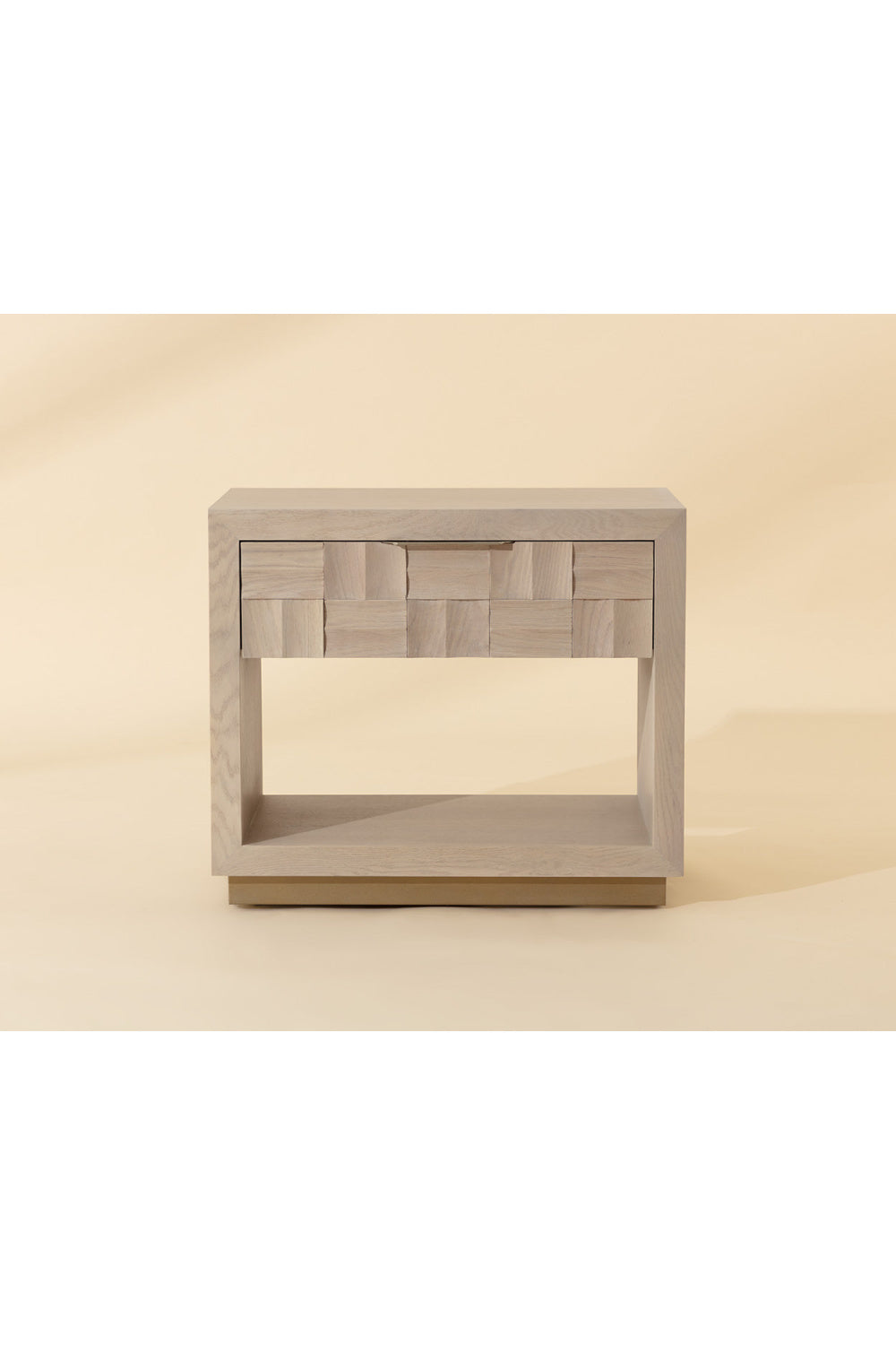   Modern European furniture - Light Oak Wood-Tile Nightstand - www.oroa.com | Oroa.com