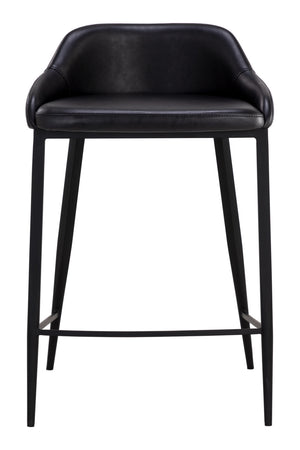   Modern European furniture - Low-Back Leather-Look Counter Stool - www.oroa.com | Oroa.com