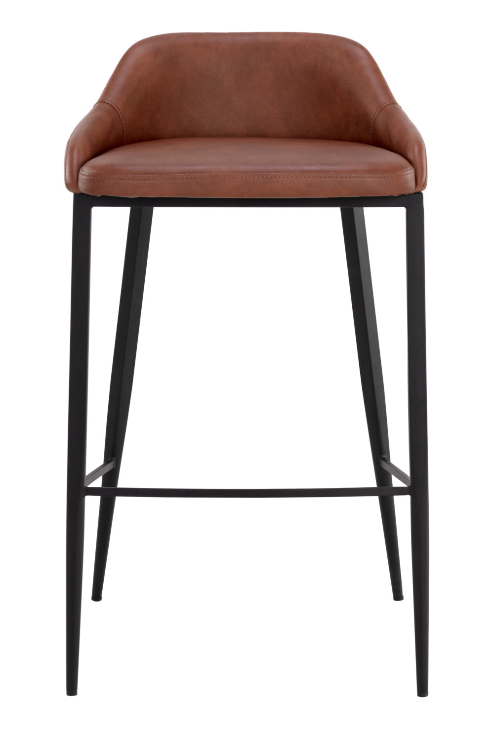   Modern European furniture - Low-Back Leather Look Bar Stool - www.oroa.com | Oroa.com