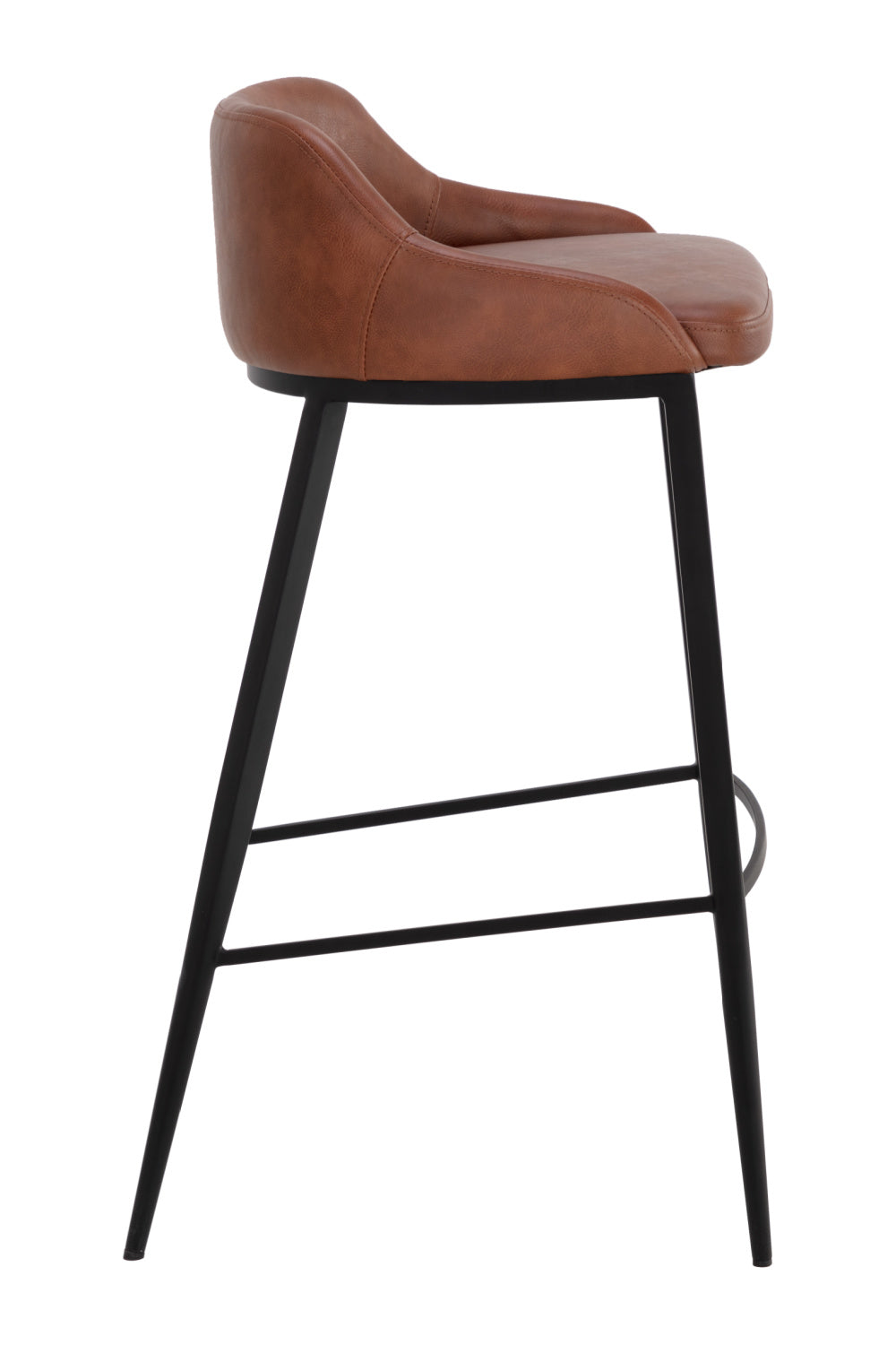   Modern European furniture - Low-Back Leather Look Bar Stool - www.oroa.com | Oroa.com