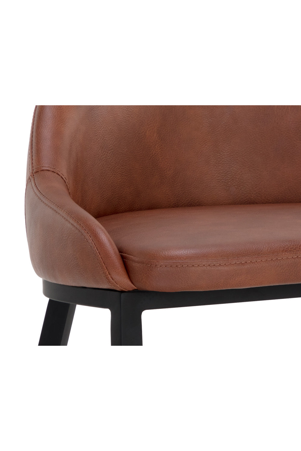   Modern European furniture - Low-Back Leather Look Bar Stool - www.oroa.com | Oroa.com