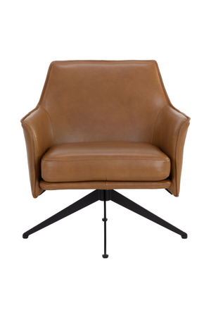   Modern European furniture - Swivel Leather Lounge Chair - www.oroa.com | Oroa.com