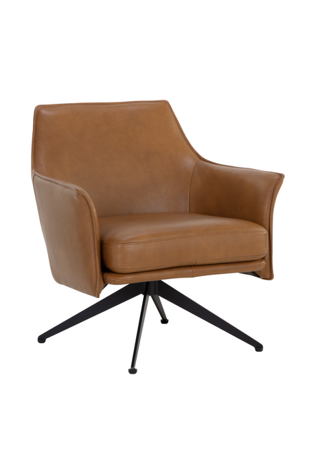   Modern European furniture - Swivel Leather Lounge Chair - www.oroa.com | Oroa.com