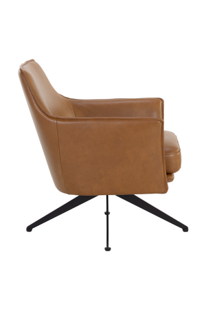   Modern European furniture - Swivel Leather Lounge Chair - www.oroa.com | Oroa.com