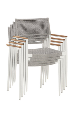   Modern European furniture - Stackable Indoor/Outdoor Dining Armchairs (2) - www.oroa.com | Oroa.com