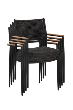   Modern European furniture - Stackable Indoor/Outdoor Dining Armchairs (2) - www.oroa.com | Oroa.com