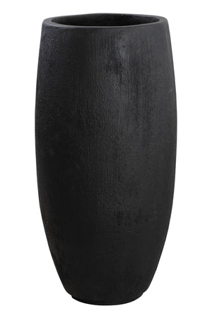   Modern European furniture - Black Concrete Indoor/Outdoor Planter - www.oroa.com | Oroa.com