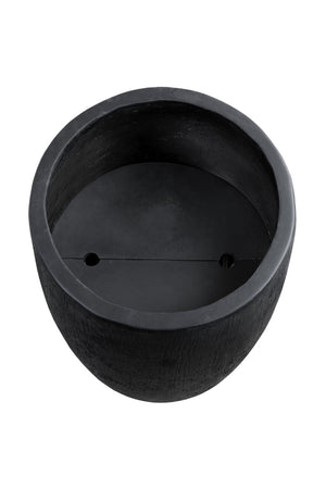   Modern European furniture - Black Concrete Indoor/Outdoor Planter - www.oroa.com | Oroa.com
