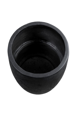   Modern European furniture - Black Concrete Indoor/Outdoor Planter - www.oroa.com | Oroa.com