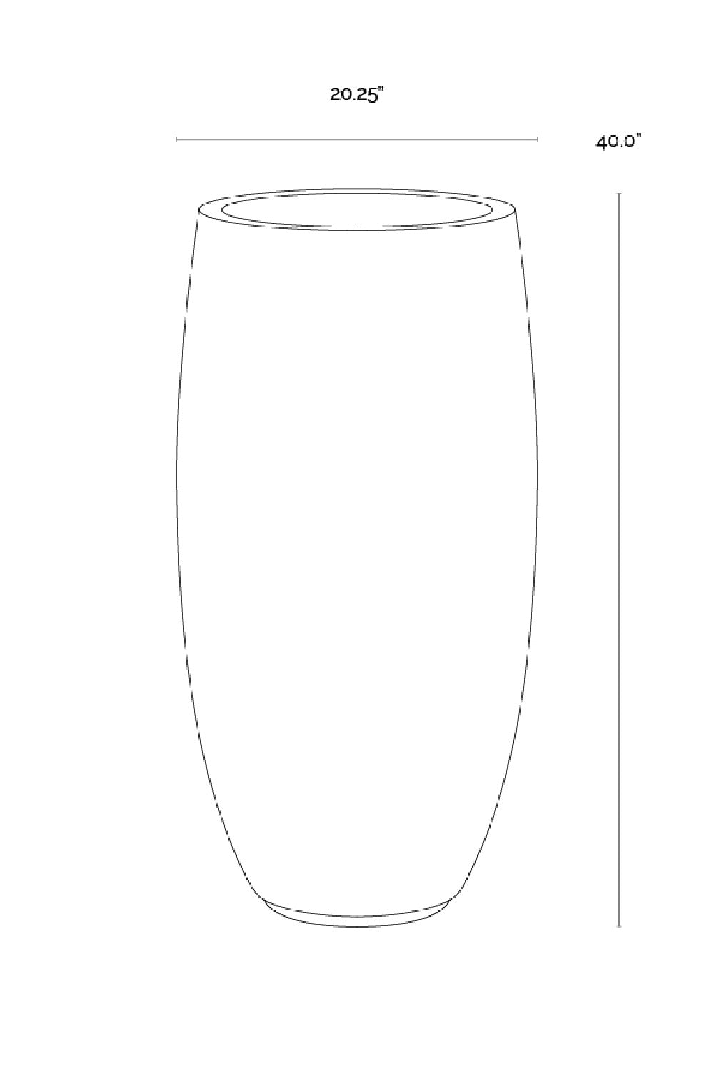   Modern European furniture - Black Concrete Indoor/Outdoor Planter - www.oroa.com | Oroa.com