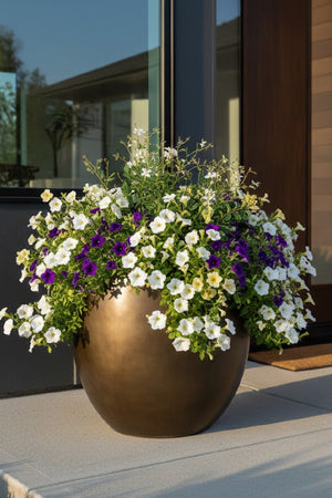   Modern European furniture - Antique Bronze Look Indoor/Outdoor Planter - www.oroa.com | Oroa.com