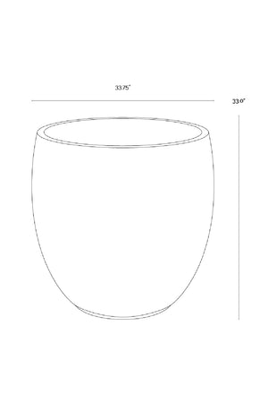   Modern European furniture - Black Concrete Indoor/Outdoor Planter - www.oroa.com | Oroa.com