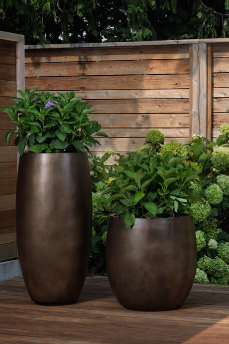  Modern European furniture - Antique Bronze Look Indoor/Outdoor Planter - www.oroa.com | Oroa.com