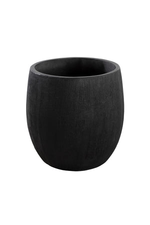   Modern European furniture - Black Concrete Indoor/Outdoor Planter - www.oroa.com | Oroa.com
