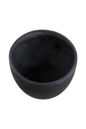   Modern European furniture - Black Concrete Indoor/Outdoor Planter - www.oroa.com | Oroa.com