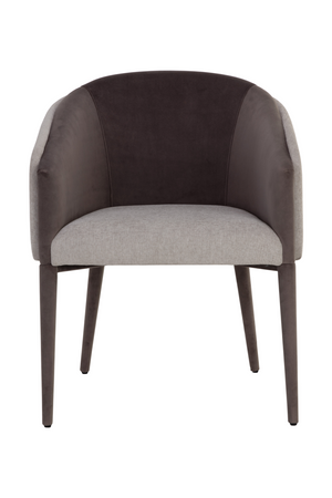   Modern European furniture - Gray Barrel-Back Dining Chair - www.oroa.com | Oroa.com