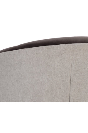   Modern European furniture - Gray Barrel-Back Dining Chair - www.oroa.com | Oroa.com