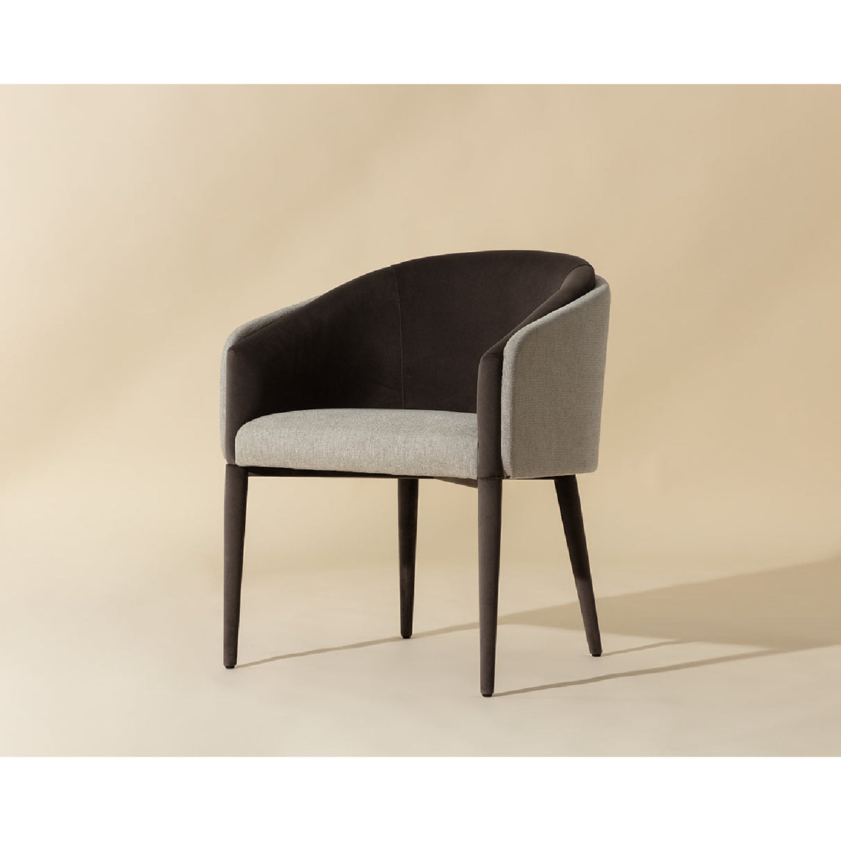   Modern European furniture - Gray Barrel-Back Dining Chair - www.oroa.com | Oroa.com