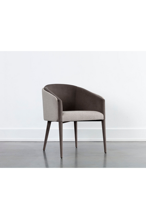   Modern European furniture - Gray Barrel-Back Dining Chair - www.oroa.com | Oroa.com