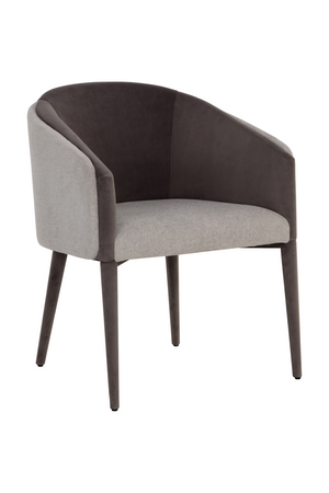   Modern European furniture - Gray Barrel-Back Dining Chair - www.oroa.com | Oroa.com