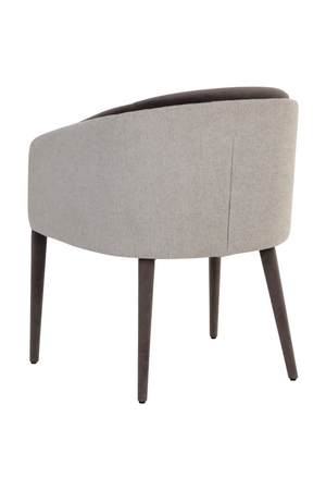  Modern European furniture - Gray Barrel-Back Dining Chair - www.oroa.com | Oroa.com