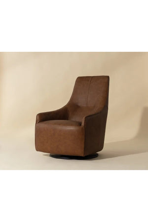   Modern European furniture - High Back Leather Swivel Chair - www.oroa.com | Oroa.com