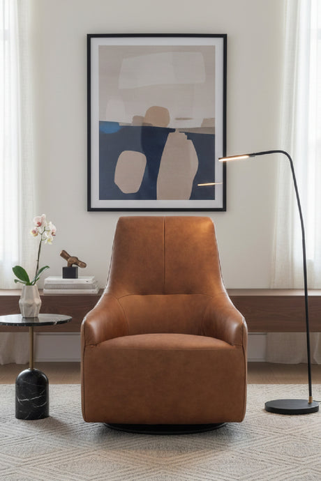   Modern European furniture - High Back Leather Swivel Chair - www.oroa.com | Oroa.com