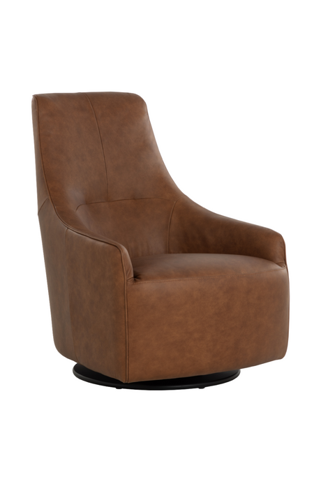   Modern European furniture - High Back Leather Swivel Chair - www.oroa.com | Oroa.com