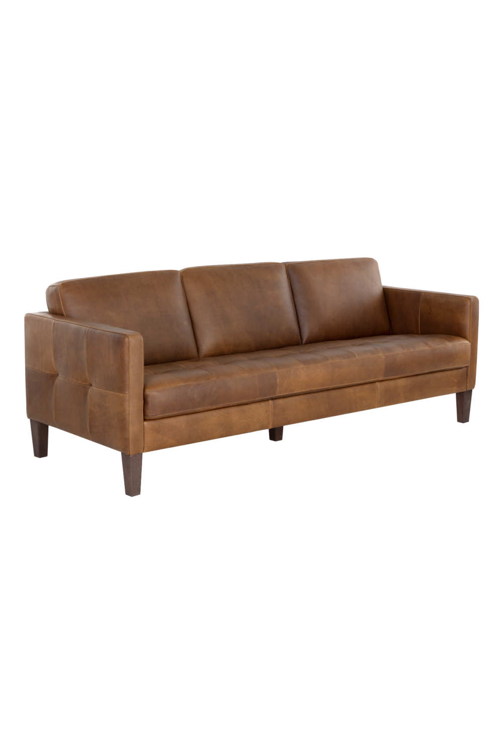   Modern European furniture - Brown Italian Leather Sofa - www.oroa.com | Oroa.com
