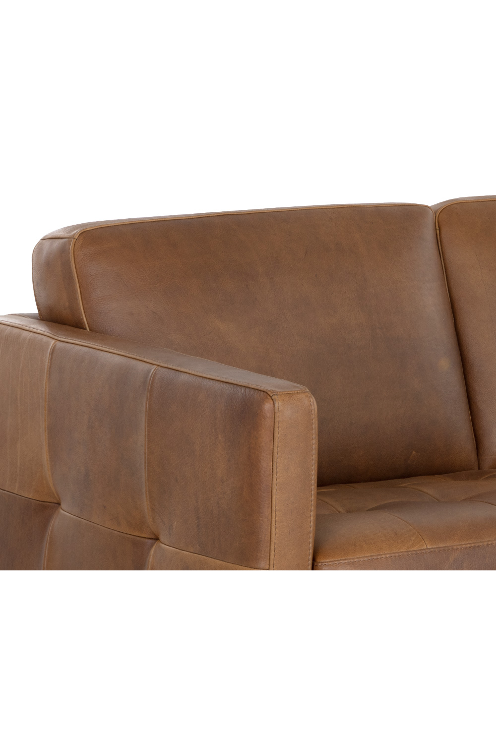   Modern European furniture - Brown Italian Leather Sofa - www.oroa.com | Oroa.com