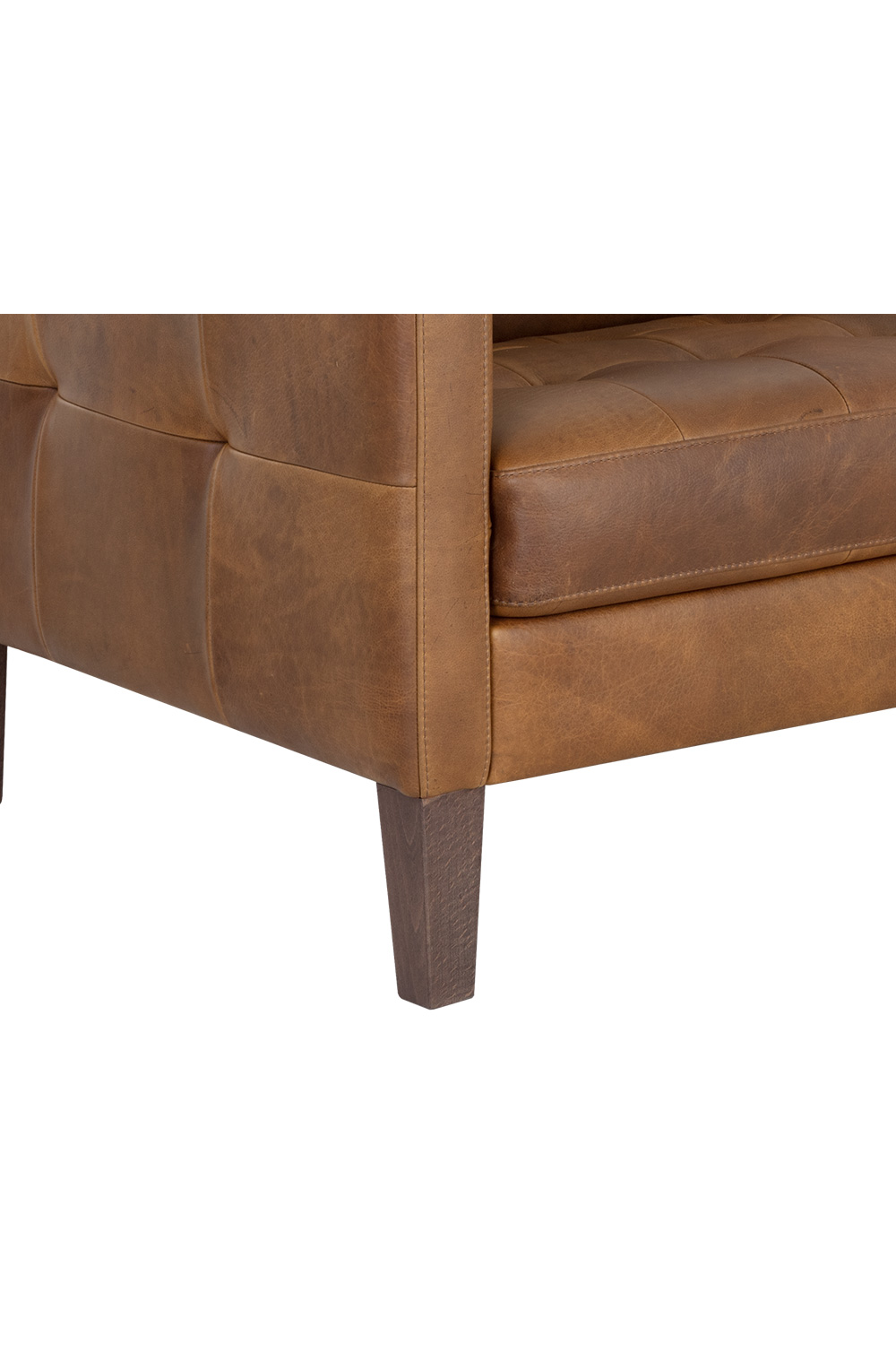   Modern European furniture - Brown Italian Leather Sofa - www.oroa.com | Oroa.com