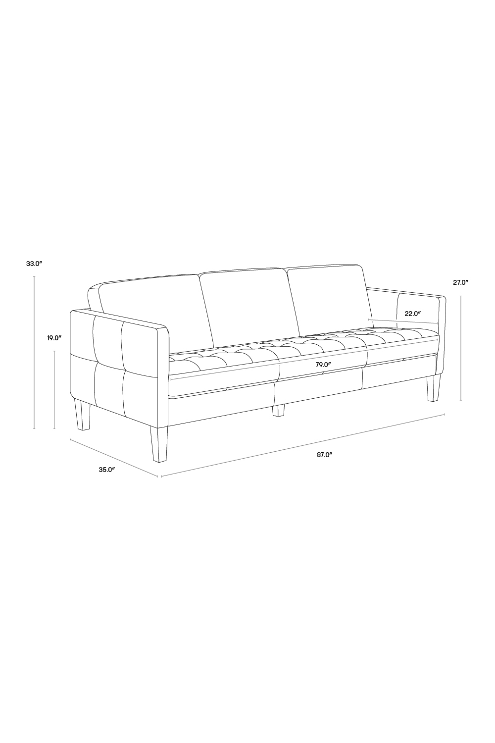   Modern European furniture - Brown Italian Leather Sofa - www.oroa.com | Oroa.com
