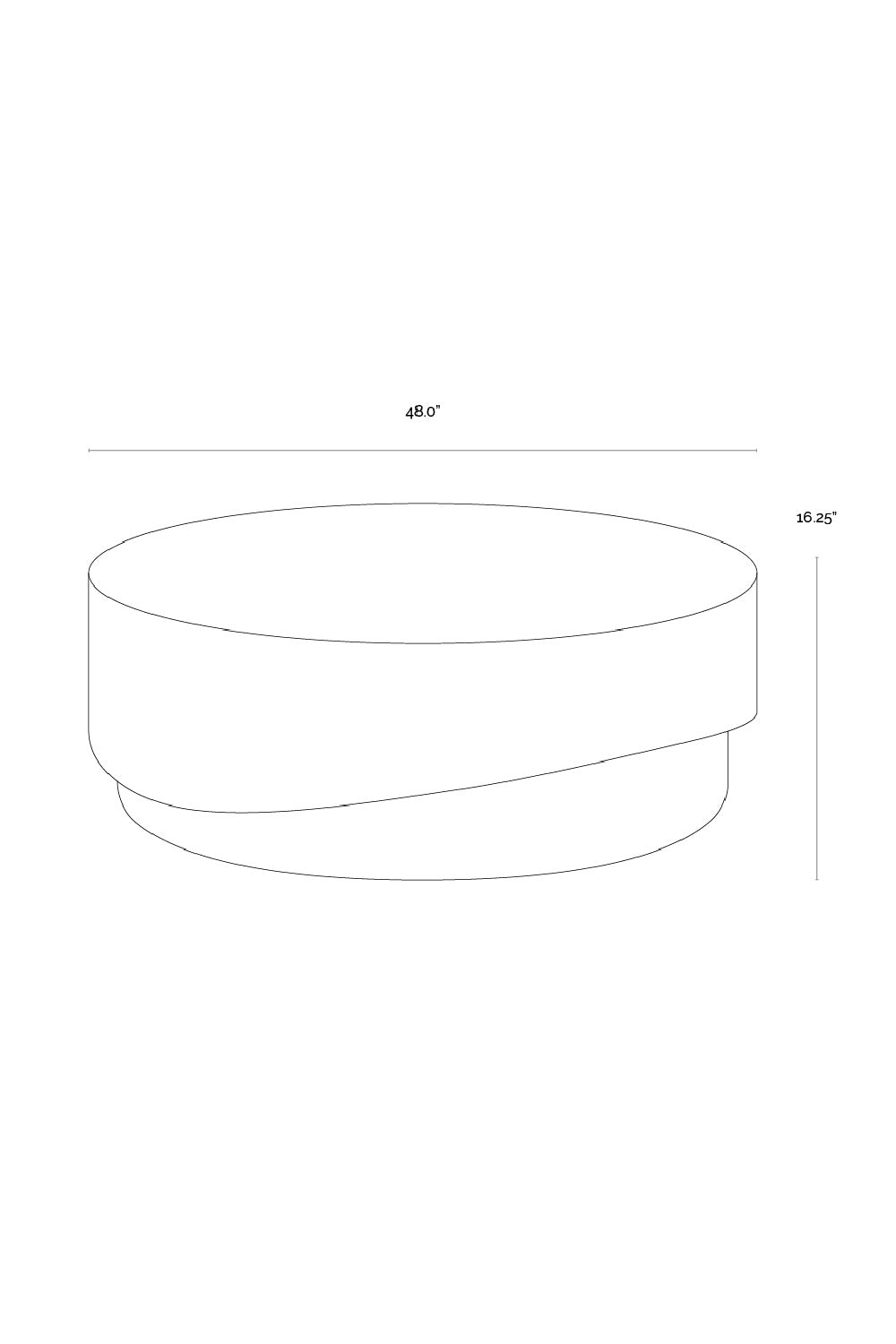   Modern European furniture - Cream Concrete Indoor/Outdoor Coffee Table - www.oroa.com | Oroa.com