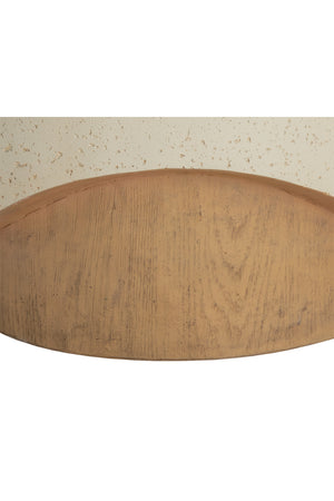   Modern European furniture - Cream Cylindrical Indoor/Outdoor End Table - www.oroa.com | Oroa.com