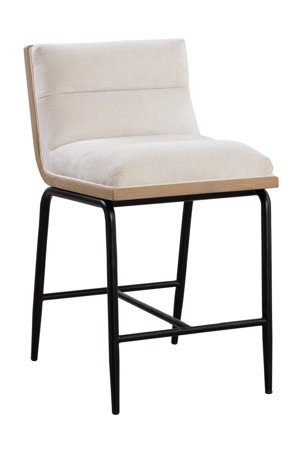   Modern European furniture - White Muslin Counter Stool - www.oroa.com | Oroa.com