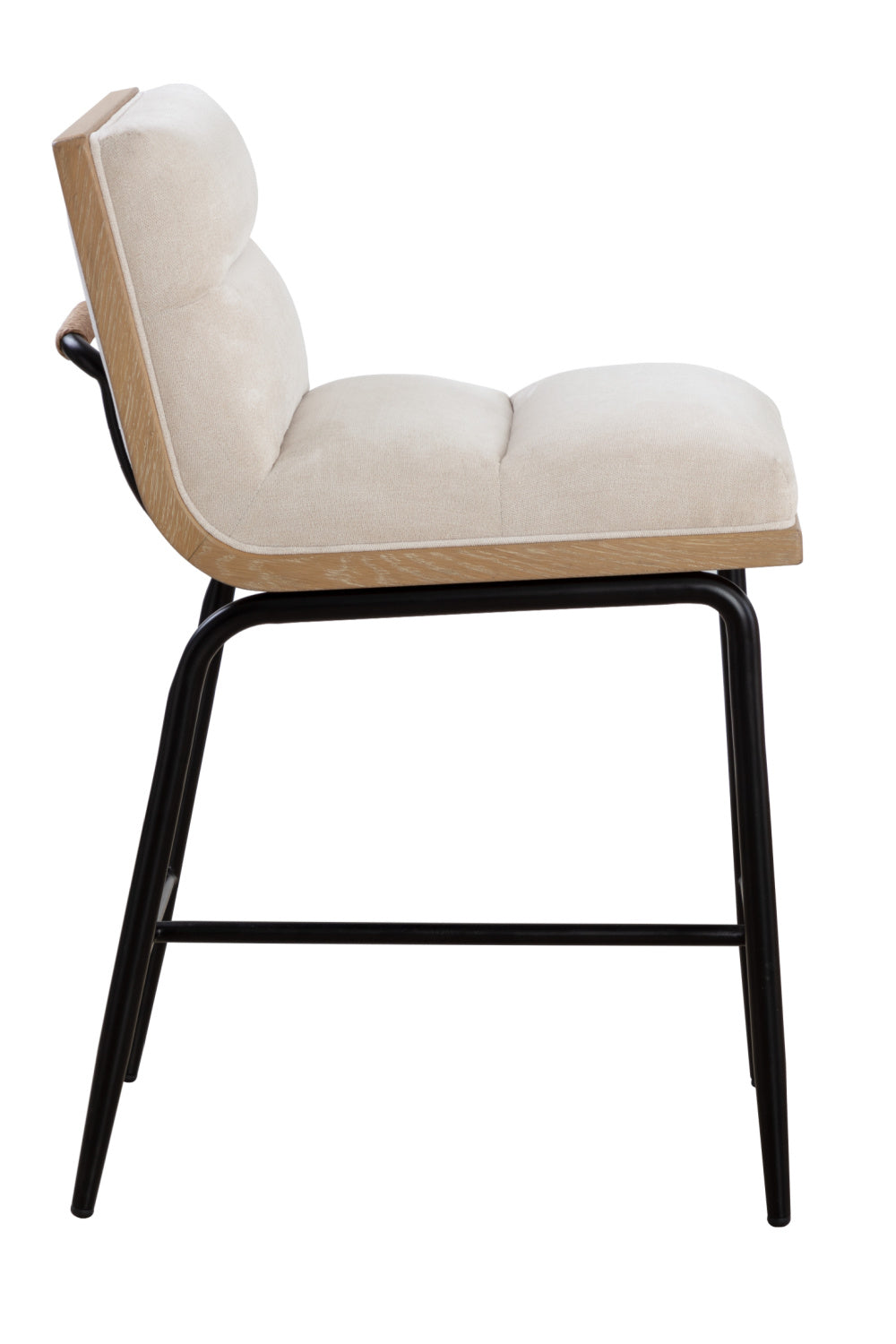   Modern European furniture - White Muslin Counter Stool - www.oroa.com | Oroa.com