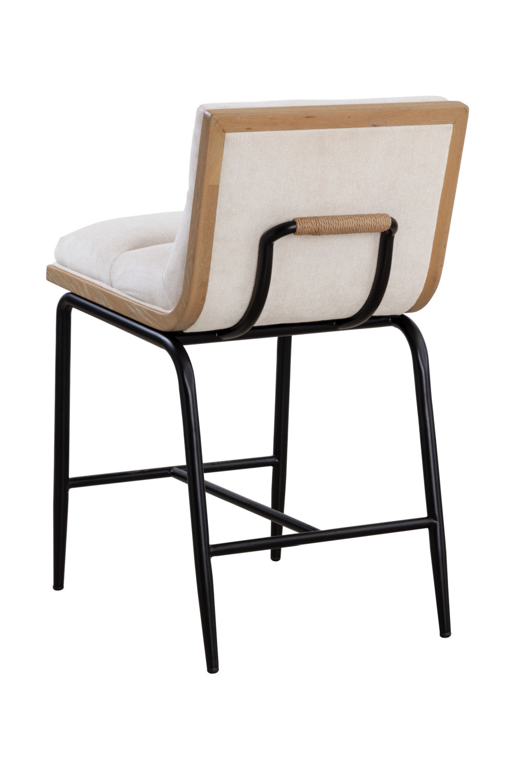   Modern European furniture - White Muslin Counter Stool - www.oroa.com | Oroa.com