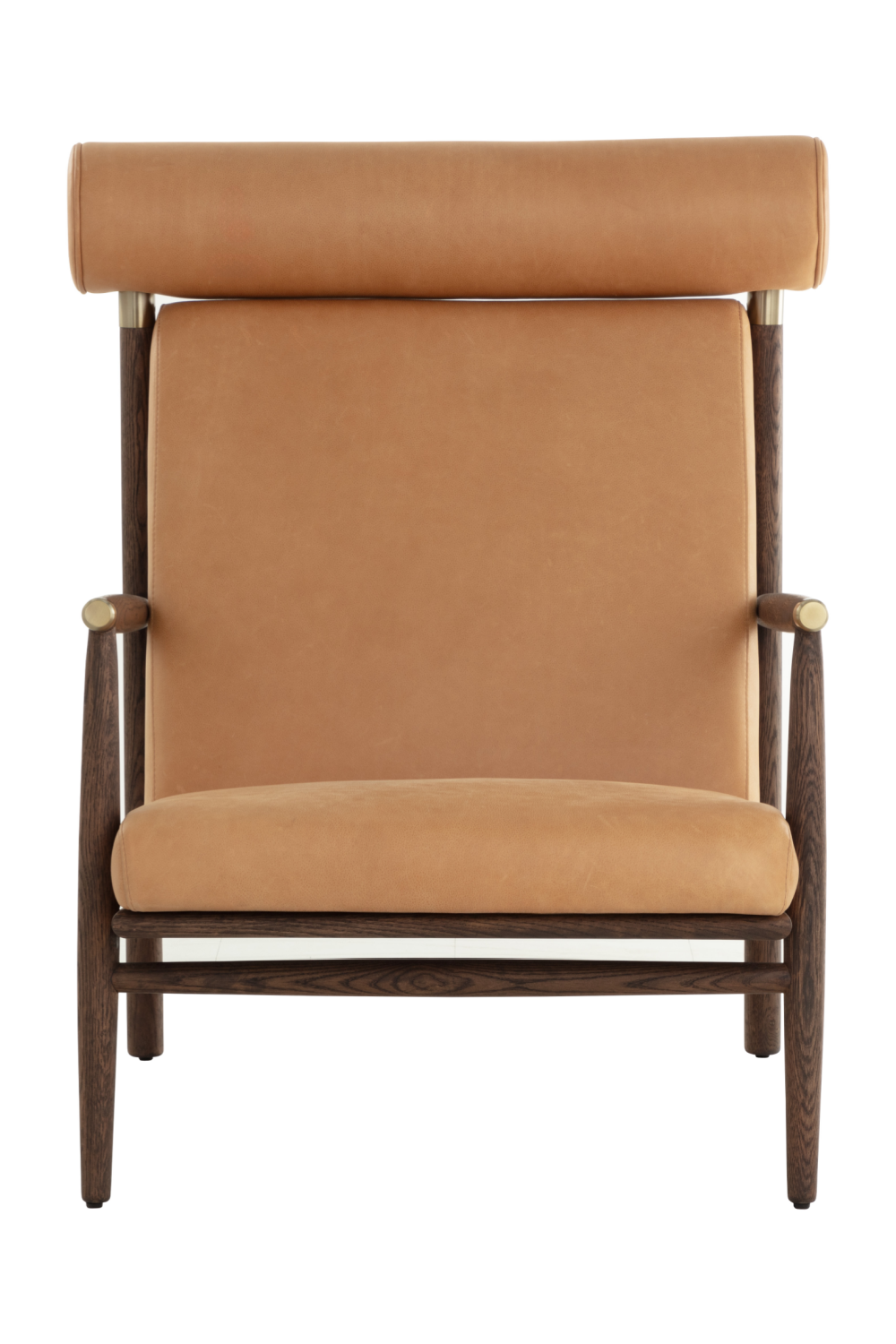   Modern European furniture - Oak Framed Leather Lounge Chair - www.oroa.com | Oroa.com