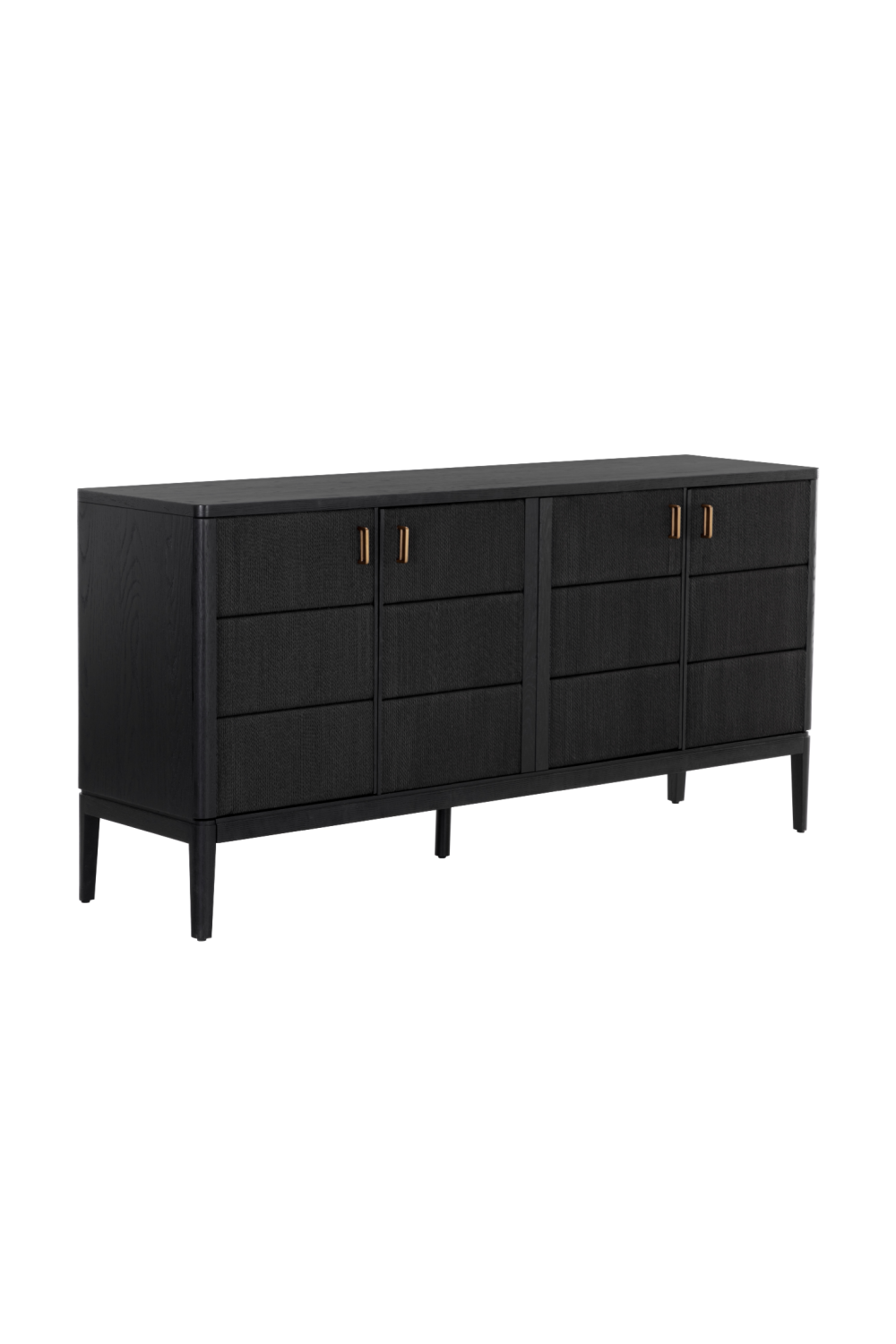   Modern European furniture - 4-Door Black Sideboard - www.oroa.com | Oroa.com