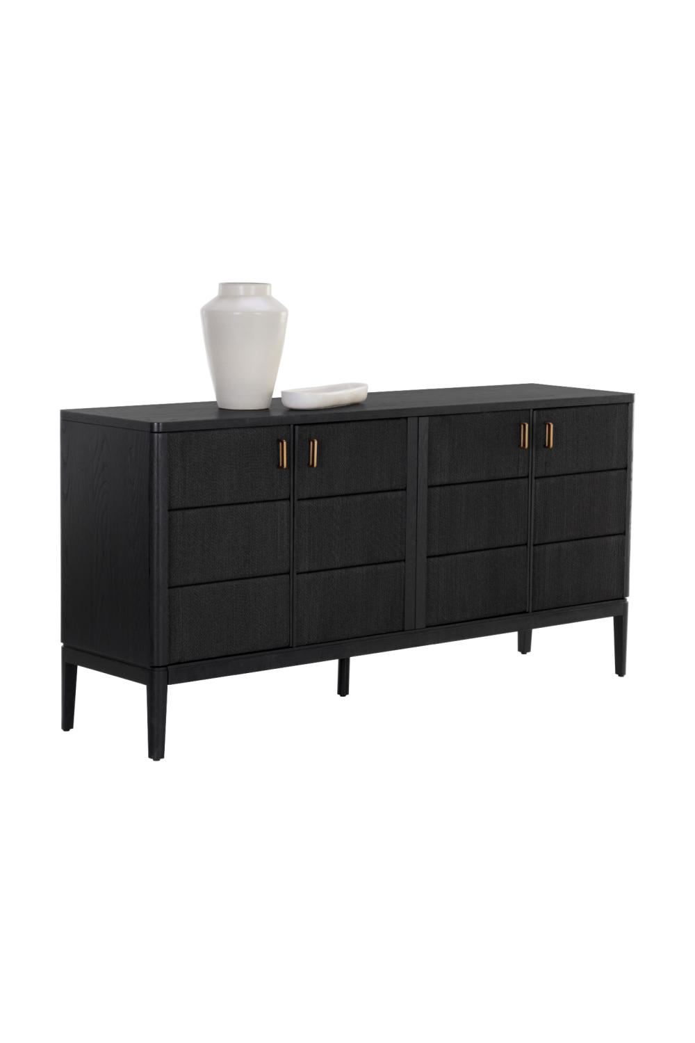   Modern European furniture - 4-Door Black Sideboard - www.oroa.com | Oroa.com