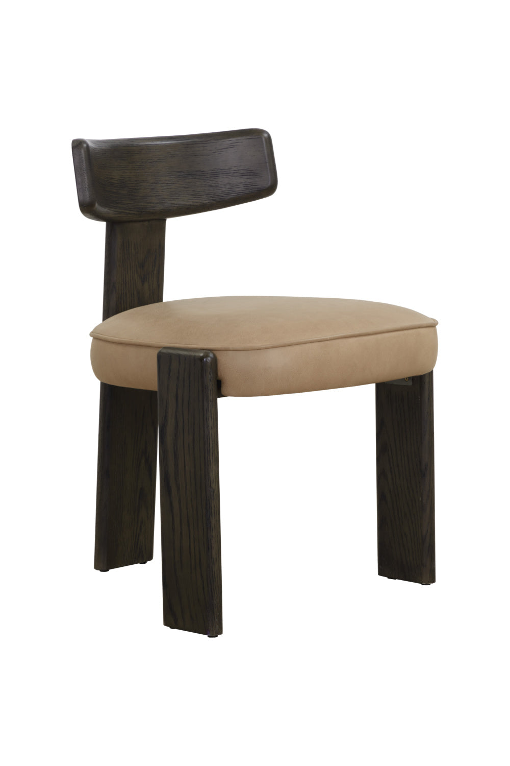   Modern European furniture - Oak Leather Dining Chairs (2) - www.oroa.com | Oroa.com