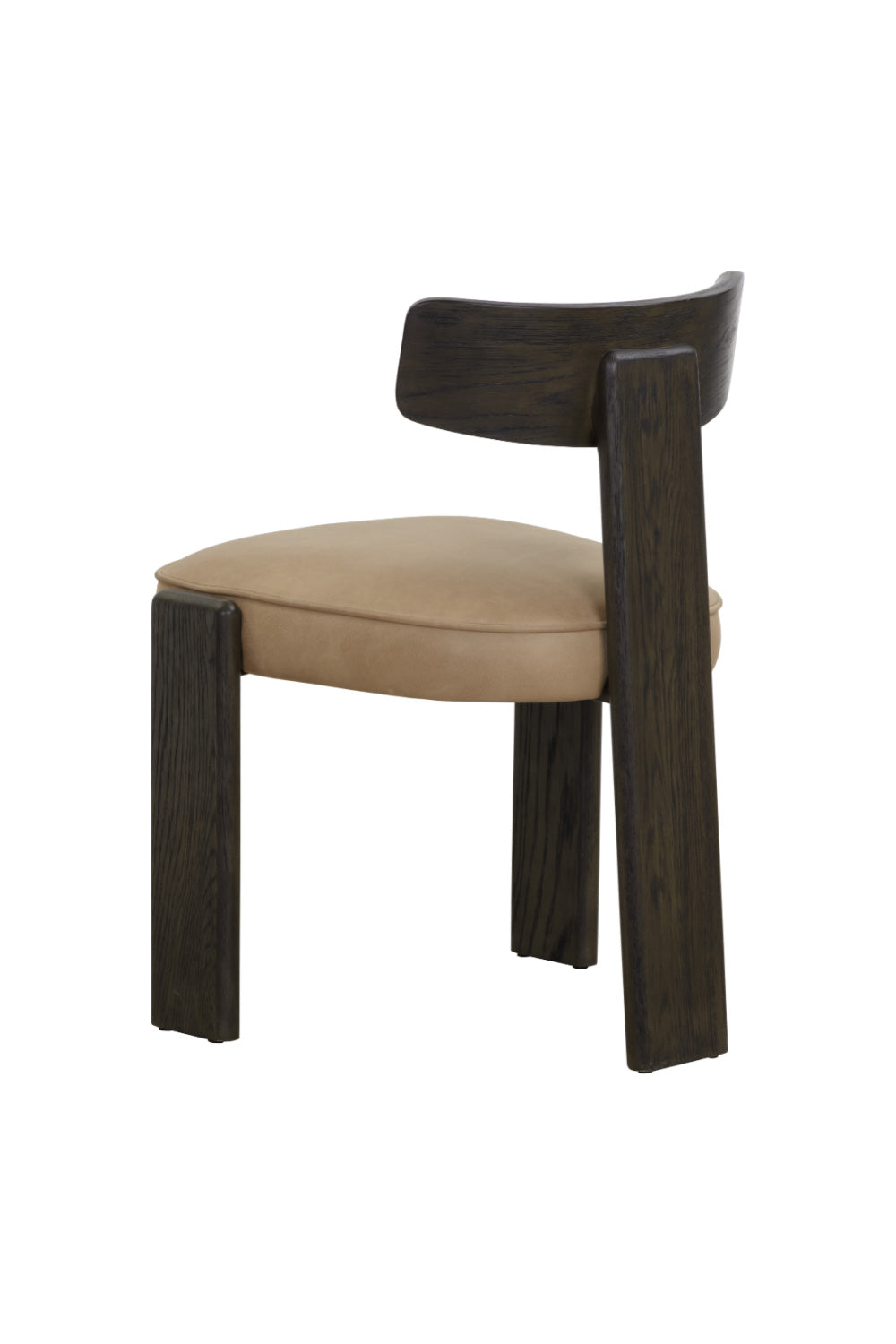  Modern European furniture - Oak Leather Dining Chairs (2) - www.oroa.com | Oroa.com