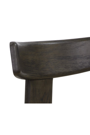   Modern European furniture - Oak Leather Dining Chairs (2) - www.oroa.com | Oroa.com