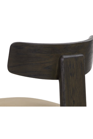   Modern European furniture - Oak Leather Dining Chairs (2) - www.oroa.com | Oroa.com