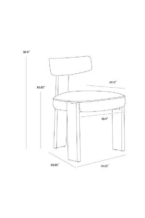   Modern European furniture - Oak Leather Dining Chairs (2) - www.oroa.com | Oroa.com